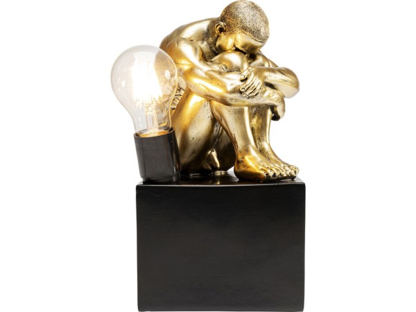 Φωτιστικό Επιτραπέζιο Nude Man Hug Χρυσό 15,5x16x29 εκ. - Χρυσό