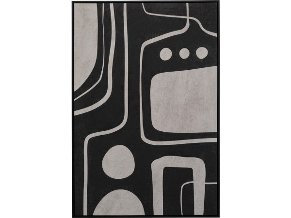 Πίνακας Καμβάς Artistic Μαύρος 70x110x4.3εκ. - Μαύρο Πίνακας Καμβάς Artistic Μαύρος 70x110x4.3εκ. - Μαύρο
