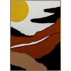 Πίνακας Καμβάς Artistic Sunrise Πολύχρωμος 70x110x4.3εκ. - Πολύχρωμο