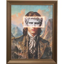 Πίνακας  LED Art Gentleman 80x7x100εκ. - Πολύχρωμο