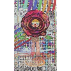 Πίνακας Καμβάς  Blossom Girl Πολύχρωμος 108*12*180εκ. - Πολύχρωμο