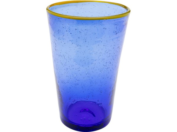 Ποτήρι Bubbles Μπλε Γυαλί 9x9x14 εκ. - Μπλε Ποτήρι Bubbles Μπλε Γυαλί 9x9x14 εκ. - Μπλε