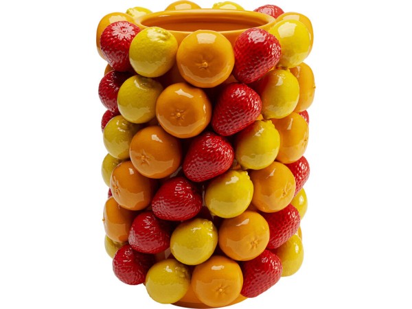 Βάζο Fruit Parade Κεραμικό Κίτρινο/Πορτοκαλί 23x23x33εκ. - Κίτρινο
