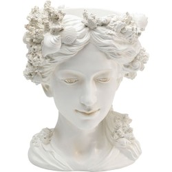 Βάζο Figurine Coral Lady Πολυρεσίνη Λευκό 27x25x36.5εκ. - Λευκό