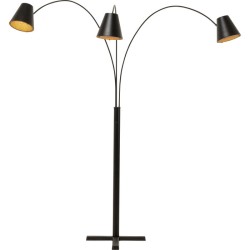 Φωτιστικό Δαπέδου  Cappellino Μεταλλικό Μαύρο 158.5*140*210εκ. - Μαύρο