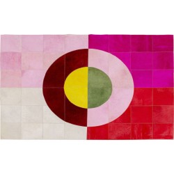 Χαλί  Central Circle Δέρμα Πολύχρωμο  170*240*0.5εκ. - Πολύχρωμο