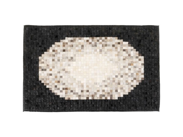 Χαλί Pixel Circle Δέρμα Γκρι 170*240*0.5εκ. - Γκρι Χαλί Pixel Circle Δέρμα Γκρι 170*240*0.5εκ. - Γκρι