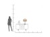 Floor Lamp Philadelphia Black 65cm - Μαύρο