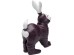 Κουμπαράς Fetish Bunny Sitting Κεραμικός Μωβ 38*21*52.5εκ. - Μωβ Κουμπαράς Fetish Bunny Sitting Κεραμικός Μωβ 38*21*52.5εκ. - Μωβ