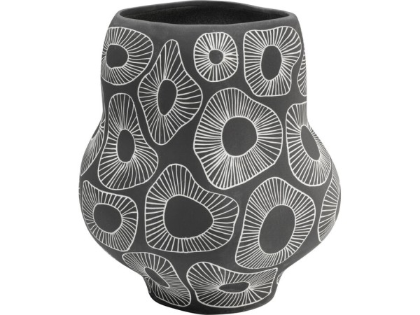Βάζο Anemone Πορσελάνη Ασπρόμαυρο 29.5x23.5x32.5εκ. - Γκρι Βάζο Anemone Πορσελάνη Ασπρόμαυρο 29.5x23.5x32.5εκ. - Γκρι