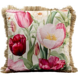 Cushion Tulips 45x45cm - Πολύχρωμο