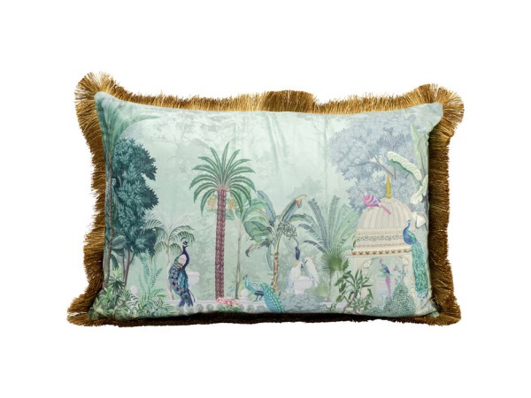 Cushion Jungle Temple 40x60cm - Μπλε Cushion Jungle Temple 40x60cm - Μπλε