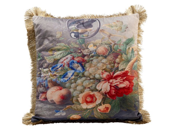 Cushion Romantic Still Life 45x45cm - Πολύχρωμο Cushion Romantic Still Life 45x45cm - Πολύχρωμο