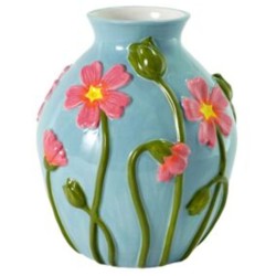 Βάζο Fleurs Light Κεραμικό Πολύχρωμο  23*22.5*27εκ. - Μπλε