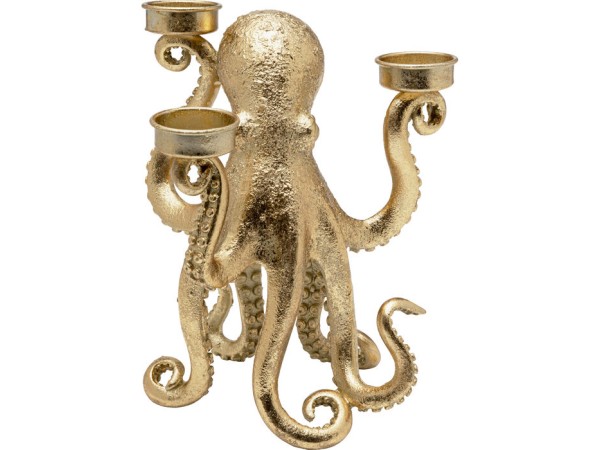 Κηροπήγιο Octopus Κεραμικό Χρυσό 18*15*23εκ. - Χρυσό Κηροπήγιο Octopus Κεραμικό Χρυσό 18*15*23εκ. - Χρυσό