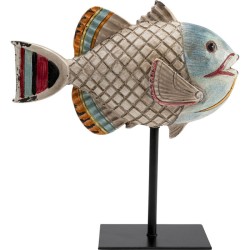 Διακοσμητικό Επιτραπέζιο  Fishy Κεραμικό Πολύχρωμο 20*7*22εκ. - Μπλε