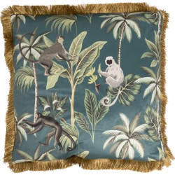 Cushion Jungle Fever 55x55cm - Μπλε