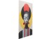 Πίνακας Γυάλινος Muse Retro Lady Πολύχρωμος  80x0.4x120εκ. - Πολύχρωμο