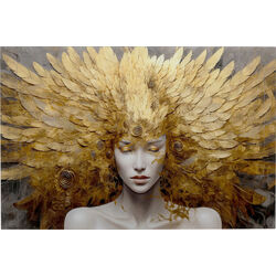 Γυάλινος Πίνακας Muse Celestial 120*80cm - Ροζ
