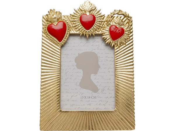 Κορνίζα Flaming Heart Χρυσή  20*2.5*29εκ. - Χρυσό