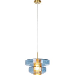 Pendant Lamp Arcadia Blue Ø34cm - Χρυσό