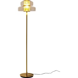 Floor Lamp Arcadia Amber 155cm - Χρυσό