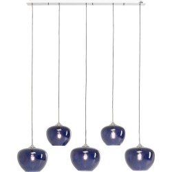 Φωτιστικό Οροφής Sphere Night Sky Five Γυαλί Μπλε 110*35*160εκ. - Μπλε