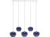Φωτιστικό Οροφής Sphere Night Sky Five Γυαλί Μπλε 110*35*160εκ. - Μπλε Φωτιστικό Οροφής Sphere Night Sky Five Γυαλί Μπλε 110*35*160εκ. - Μπλε