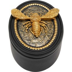 Διακοσμητικό Κουτί  Bee Κεραμικό Μαύρο 15*11.5*8.5εκ. - Μαύρο