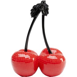 Διακοσμητικό Επιτραπέζιο Cherries Κόκκινο 18.5*12*25εκ.α - Κόκκινο