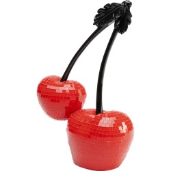 Διακοσμητικό Επιτραπέζιο  Cherries Κεραμικά Κόκκινα 16*9*25εκ. - Κόκκινο