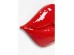 Διακοσμητικό Τοίχου  Disco Lips Κεραμικό Κόκκινο 57*6*26εκ. - Κόκκινο