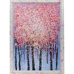 Πίνακας Καμβάς  Blooming Avenue Πολύχρωμος 100*3,5*150εκ. - Πολύχρωμο