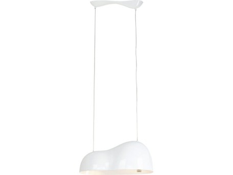Φωτιστικό Οροφής  Cloud Beam Fiberglass Λευκό 70*33.5*170εκ. - Λευκό