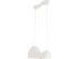 Φωτιστικό Οροφής  Cloud Beam Fiberglass Λευκό 100*45*200εκ. - Λευκό