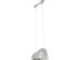 Φωτιστικό Οροφής Cloud Beam Double Fiberglass Ασημί 70*33.5*190εκ. - Ασημί