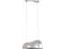 Φωτιστικό Οροφής Cloud Beam Double Fiberglass Ασημί 70*33.5*190εκ. - Ασημί