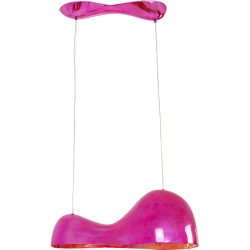 Φωτιστικό Οροφής Cloud Beam Double Fiberglass Ροζ 100*45*200εκ. - Ροζ