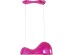 Φωτιστικό Οροφής Cloud Beam Double Fiberglass Ροζ 100*45*200εκ. - Ροζ