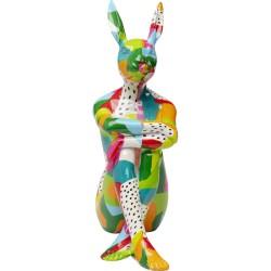 Διακοσμητικό Επιτραπέζιο Rabbit Gillie Πολύχρωμο 25*14*39εκ. - Πολύχρωμο