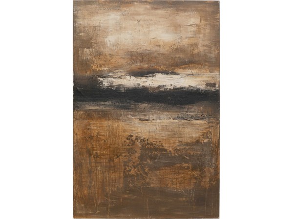 Πίνακας Καμβάς Dusty Horizon Καφέ 80*3*120εκ. - Καφέ Πίνακας Καμβάς Dusty Horizon Καφέ 80*3*120εκ. - Καφέ