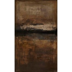 Πίνακας Καμβάς  Dusty Horizon Καφέ 50*3*80εκ. - Καφέ