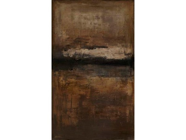 Πίνακας Καμβάς  Dusty Horizon Καφέ 50*3*80εκ. - Καφέ