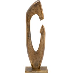 Διακοσμητικό Επιτραπέζιο Circle Hook Μεταλλικό Χρυσό 32*16.5*100εκ. - Ροζ