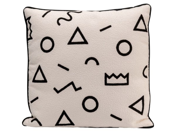 Cushion Geometric 45x45cm - Μαύρο