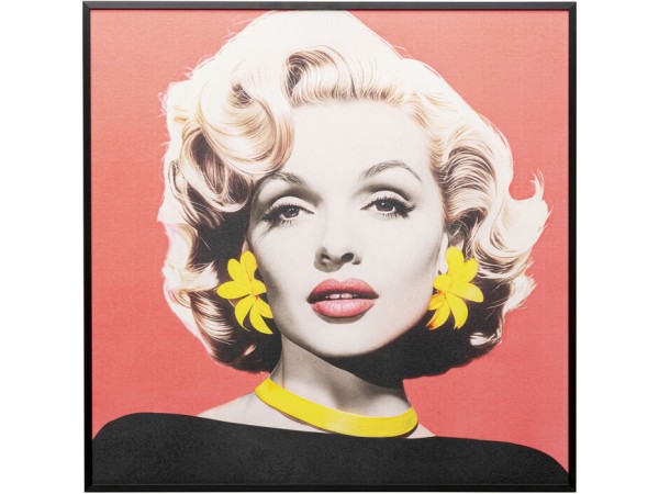 Πίνακας Diva Blonde Πολύχρωμος 60*3.5*60εκ. - Χρυσό Πίνακας Diva Blonde Πολύχρωμος 60*3.5*60εκ. - Χρυσό