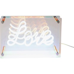Table Lamp LED Font LOVE - Πολύχρωμο