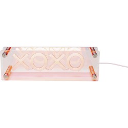 Φωτιστικό Επιτραπέζιο LED Font XOXO Κόκκινο 25*5.3*8εκ. - Κόκκινο