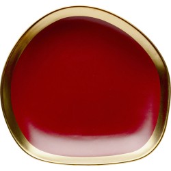 Plate Vibrations Red Ø27cm - Κόκκινο