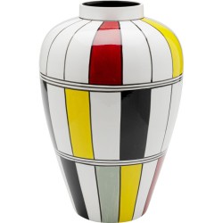Βάζο Primary Shades Πορσελάνη Πολύχρωμο 24*24*37εκ. - Πολύχρωμο